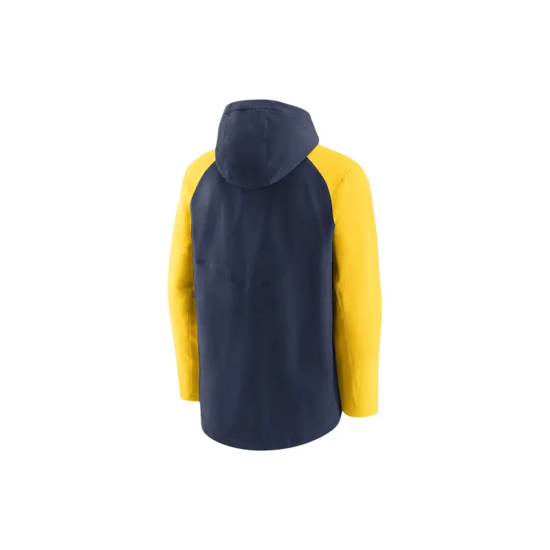 Nike x MLB Therma Player Jackets Coats Milwaukee Brewing Company Team Men's Marine Blue-1