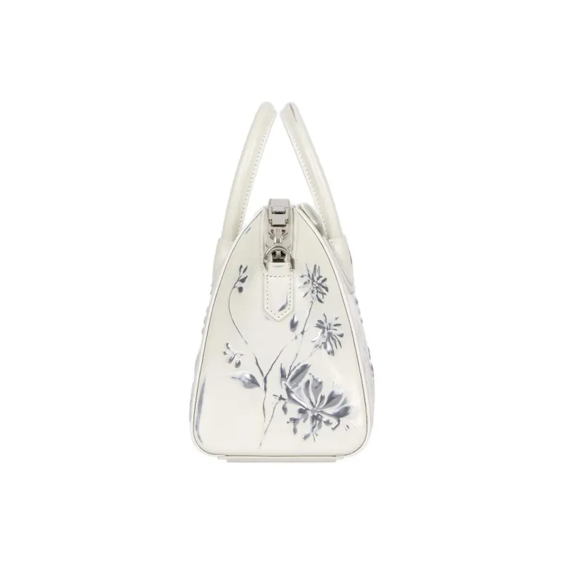 GIVENCHY Antigona Calfskin Shoulder Bag Crossbody Bag Handbag Mini Women's Ivory White-2