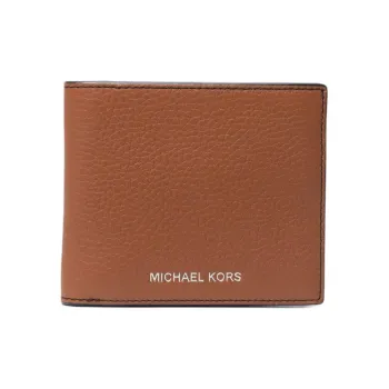 MICHAEL KORS Hudson Pebbled Leather Billfold Wallet