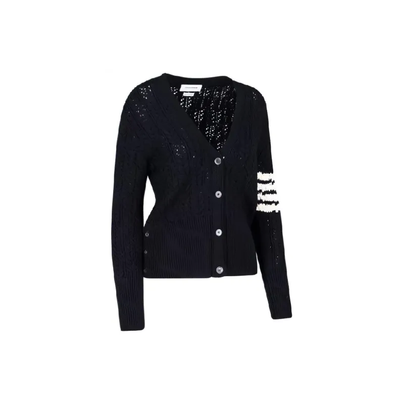 THOM BROWNE· FW22 Knitwear Women's Black-2