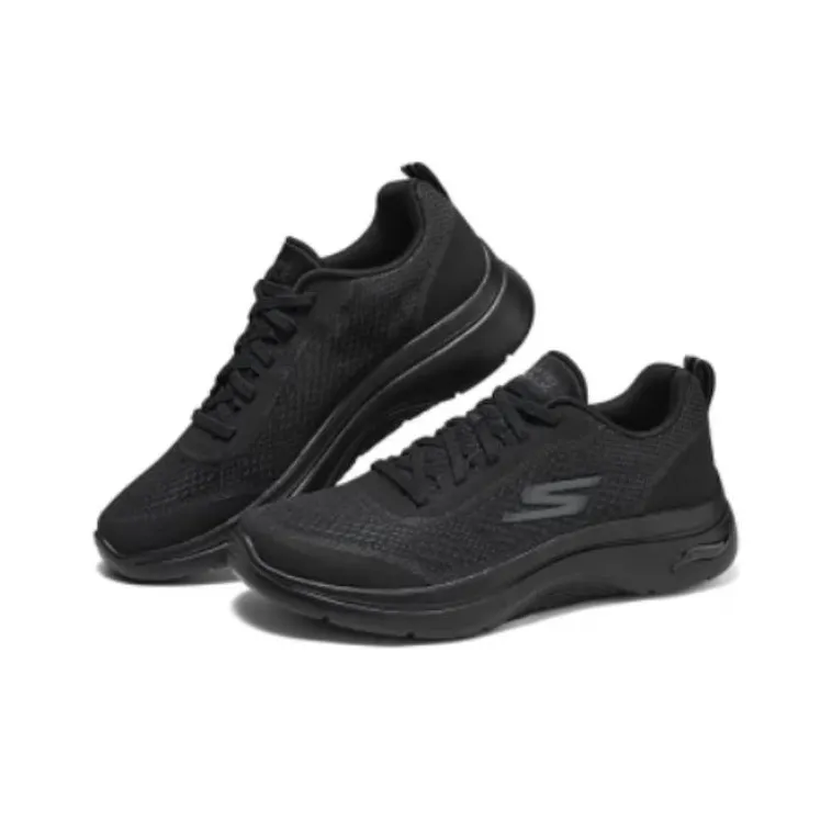 Skechers ARCH FIT 2.0 Cushioning Anti Slip And Wear Resistant Breathable Support Low Top Casual Shoes Men's Black-3