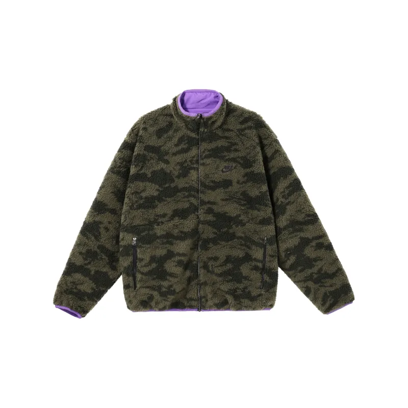 Nike Velvet Jackets Men Grape Purple/Black-2