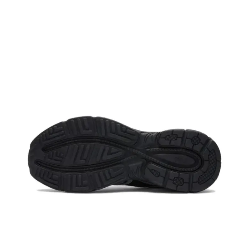 FILA Interrun Cushioning, Wear Resistant Low Top Running Shoes Unisex Black Silver-5