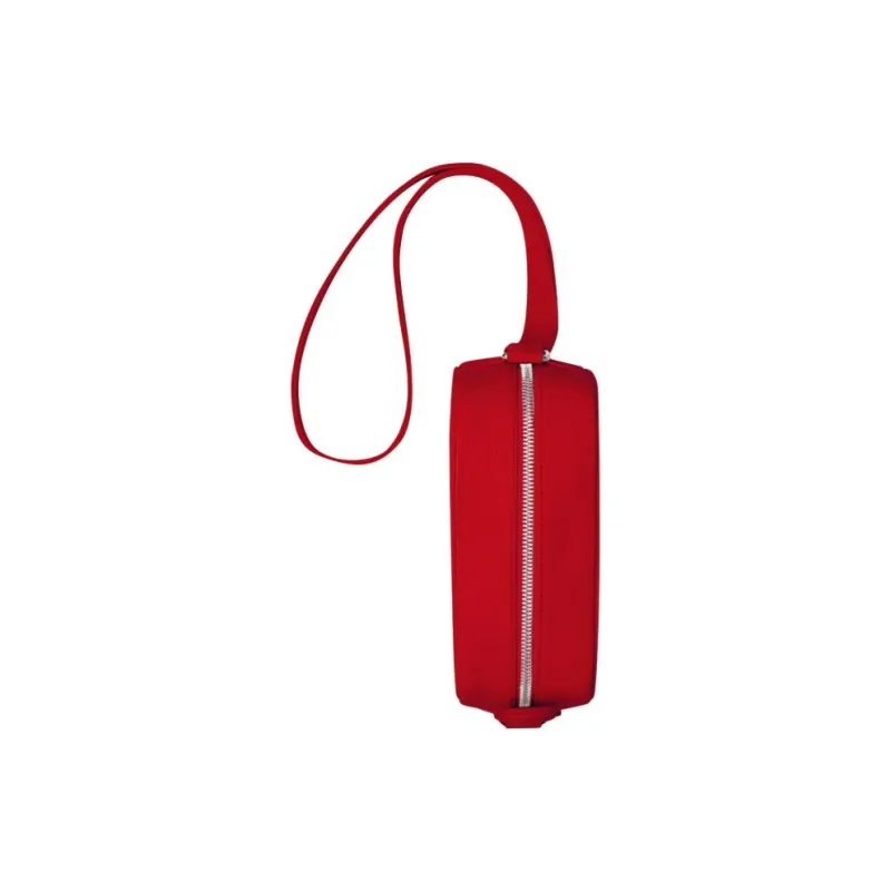 COURREGES Leather Camera Bag Shoulder Bag Crossbody Bag Women's Red-2