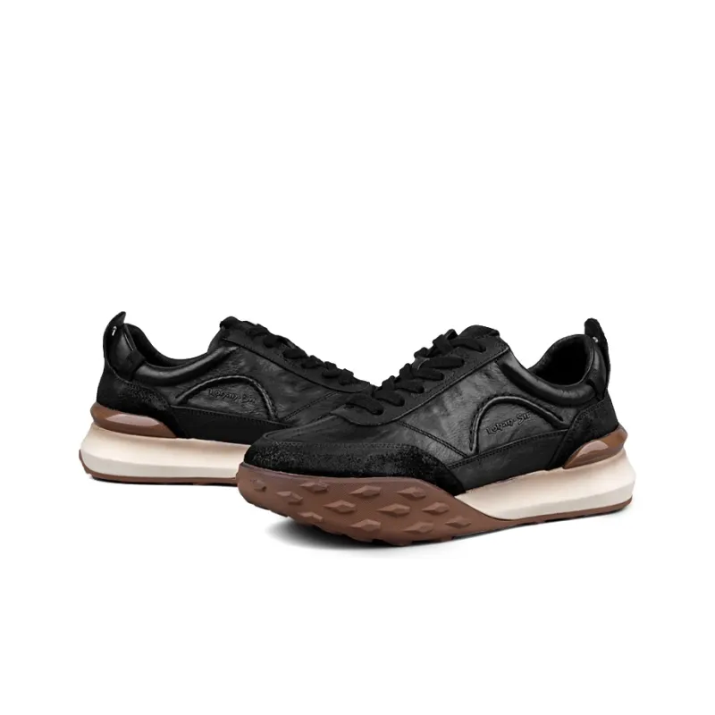 LOHAN·SIR Rhythm Series Lightweight Wear Resistant And Slip Resistant Low Top Casual Shoes Men's-4