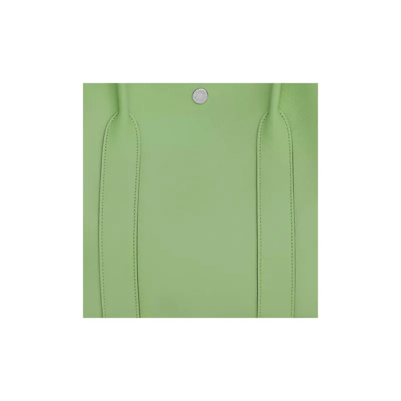 HERMES Garden Party Epsom Calfskin Garden Handbag Women's 3I Vert Criquet Avocado Green-3