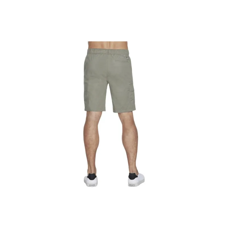 Skechers GO WALK Envoy Casual Shorts Men's Olive-1