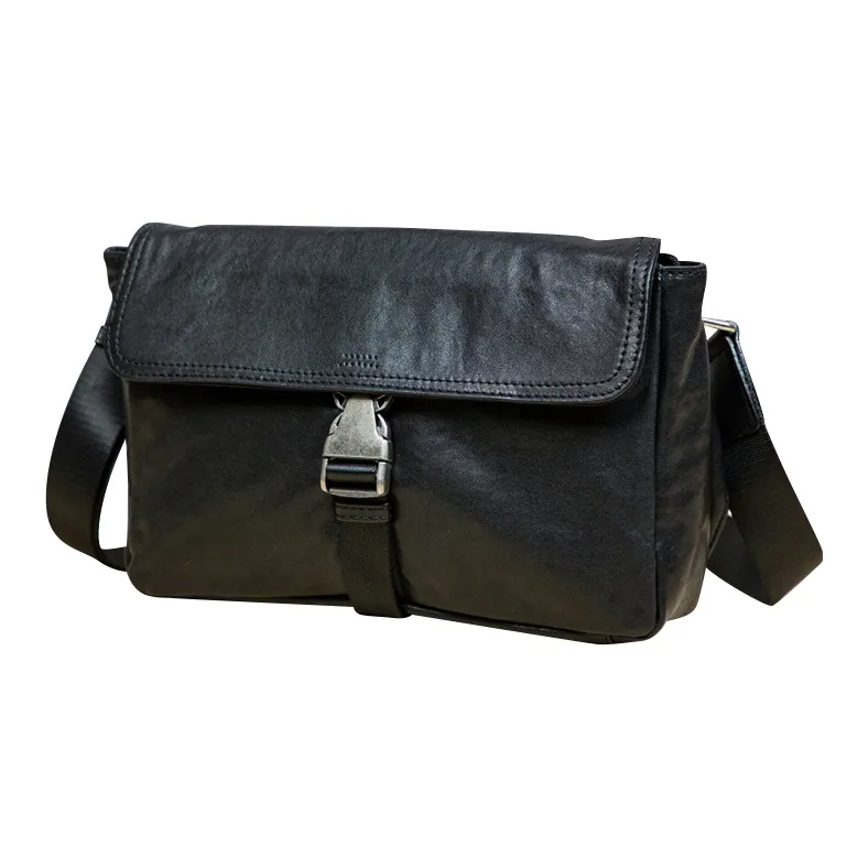 DOSRFINI Genuine Leather Top Grain Tanned Cow Leather Crossbody Bag-1