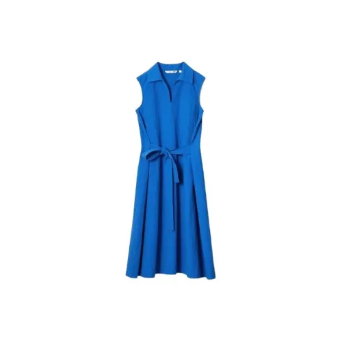 UNIQLO Jw Anderson Co-Branded Series Sleeveless Dresses Women's Blue