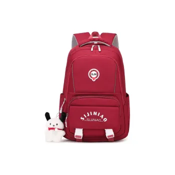NOMK Nylon Backpack Large Size Unisex Red/Black/Blue/White/Purple