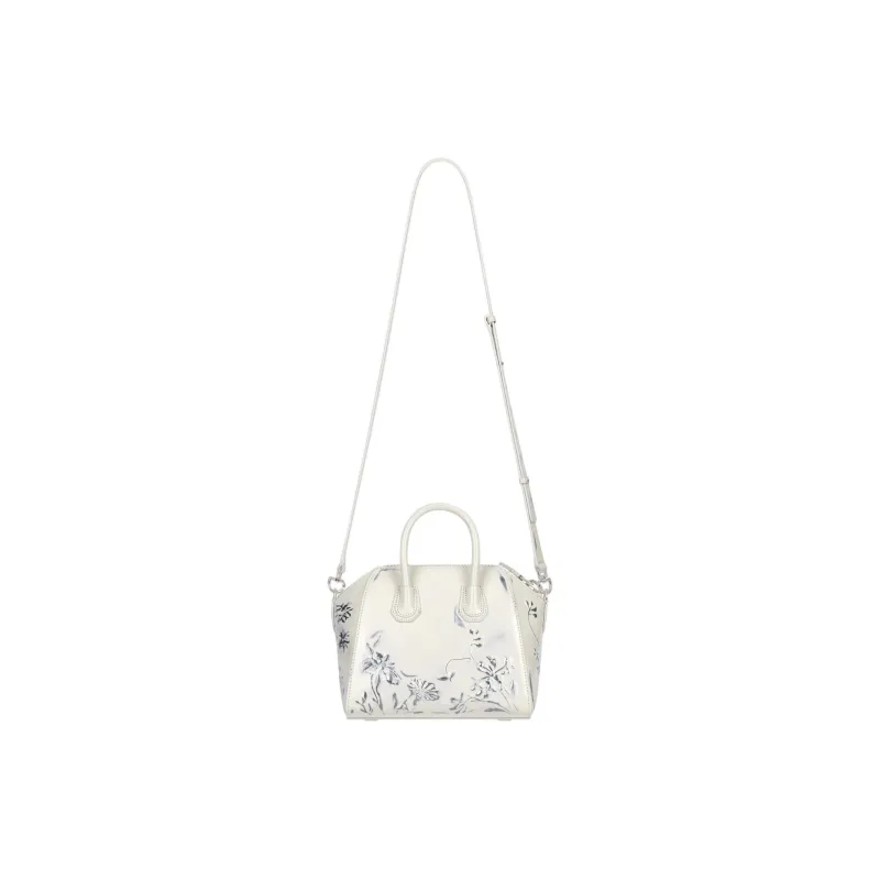 GIVENCHY Antigona Calfskin Shoulder Bag Crossbody Bag Handbag Mini Women's Ivory White-1