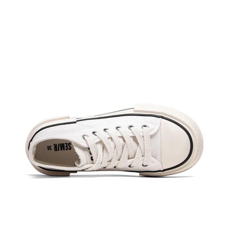 SEMIR Mid Top Canvas Shoes Women's-3