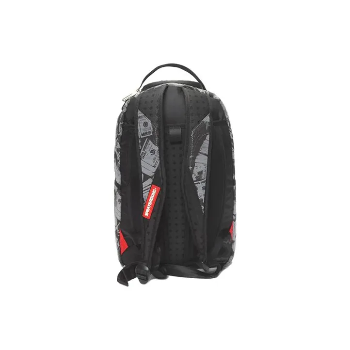 SPRAYGROUND Fabric Laptop Backpack Medium Size Unisex White-2