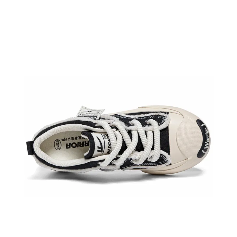 Warrior Durable Lightweight And Breathable Low Top Canvas Shoes Women's Black-2