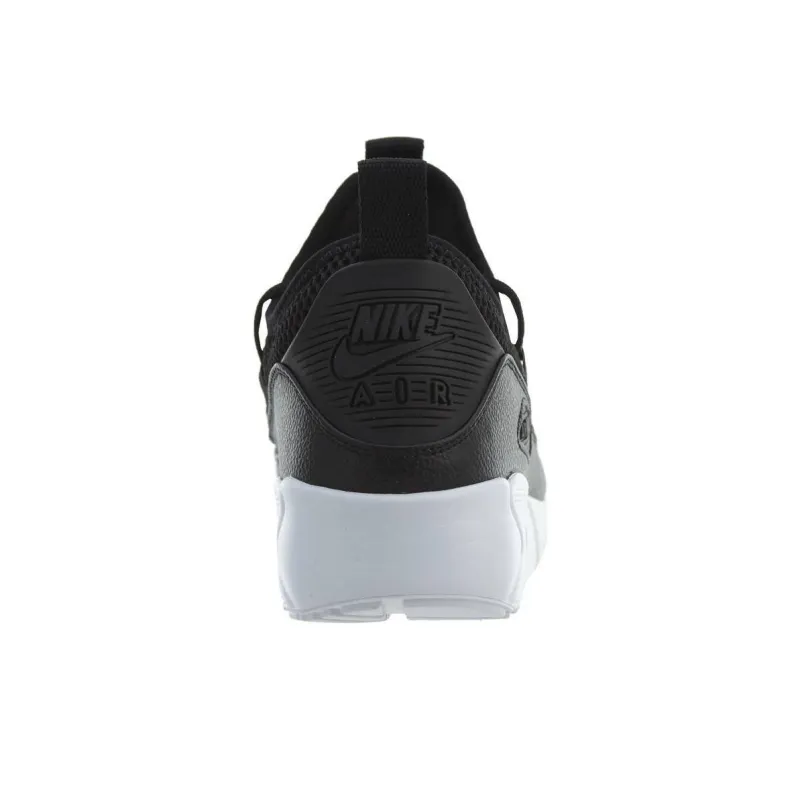 Nike Air Max 90 Cushioning Anti Slip And Wear Resistant Low Top Running Shoes Men's Black White-3