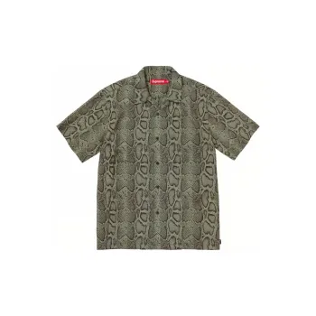 Supreme Loose Fit S/S Denim Painter Shirt - POIZON