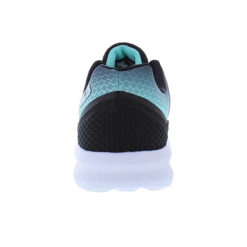 FILA Memory Fantom 5 Cushioning Anti Slip And Wear Resistant Low Top Running Shoes Women's Blue Black-2