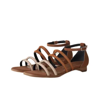HERMES Graziella Strap Sandals Women's Brown