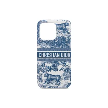 DIOR Leather Material Dior Travel Collection Juicy Print Smooth Phone Cases Compatible With IPhone 13 Pro
