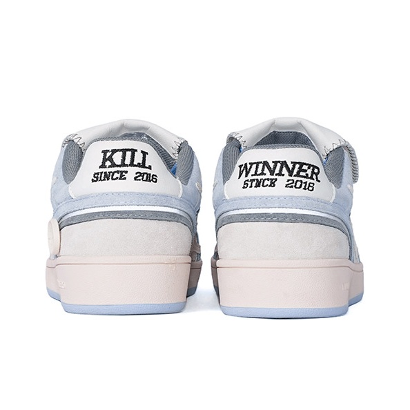 国内で当店のみ KillWinner - Gray Blue Unisex Retro Low Top T KILLWINNER Skateboard Shoes Unisex Low-Top Blue - POIZON