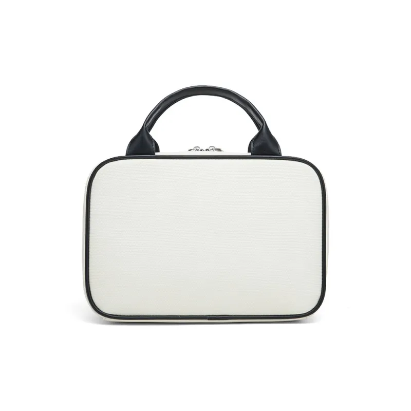 Farmacy Synthetic Leather Makeup Bag Regular Women's Black/Khaki/Green-2