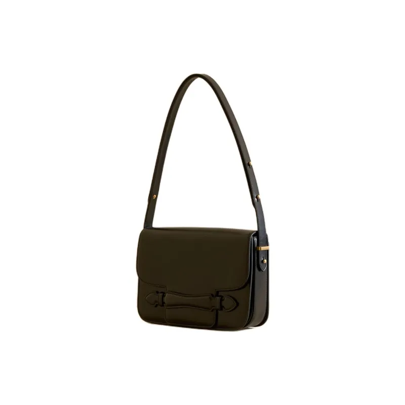 MARK CROSS Calfskin Portable Crossbody Bag Shoulder Bag Women's Black-1
