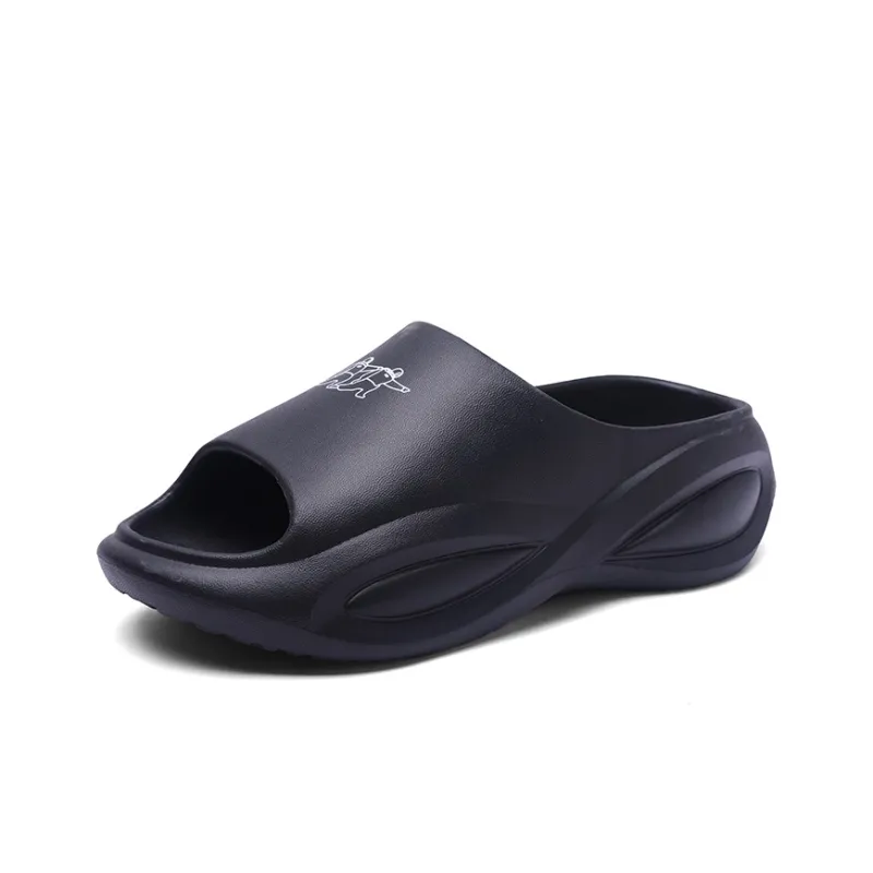 Paco Races EVA Totem Quiet Slide Slippers Unisex Black-2