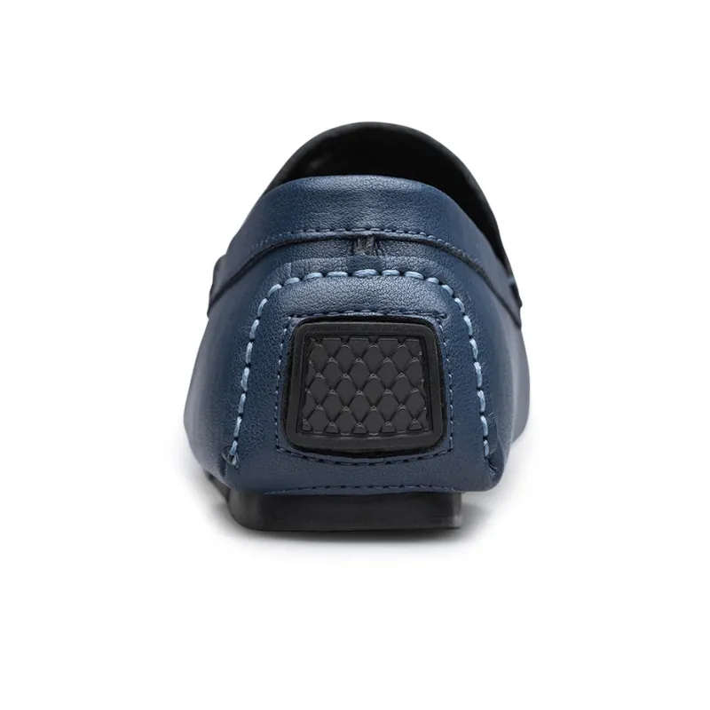 Wen Nai Loafers Men Blue-5