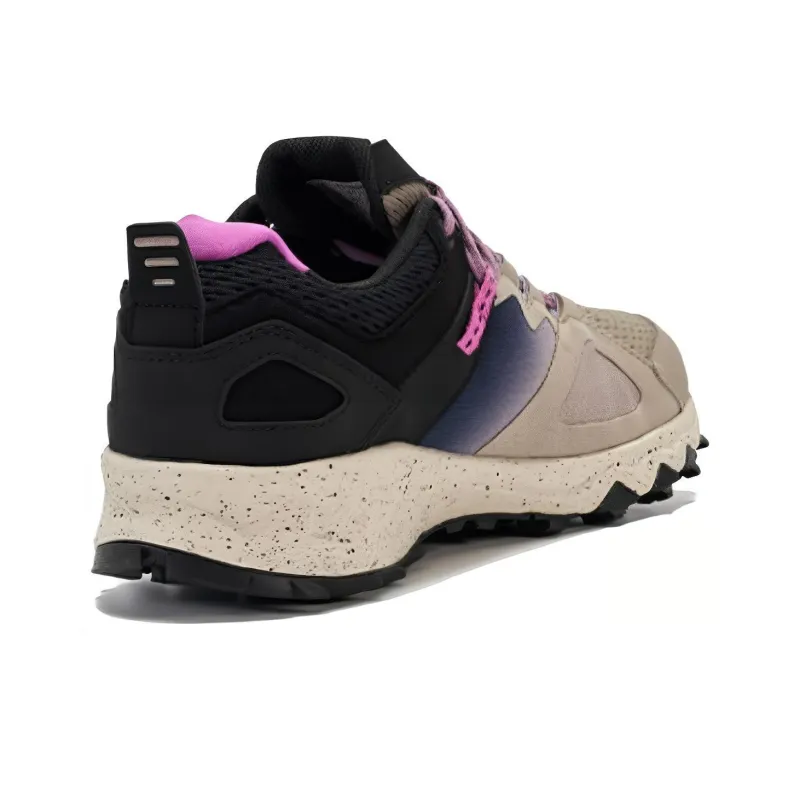 Columbia Cushioning Wear Resistant Low Top Hiking Shoes Women's Beige Purple-3