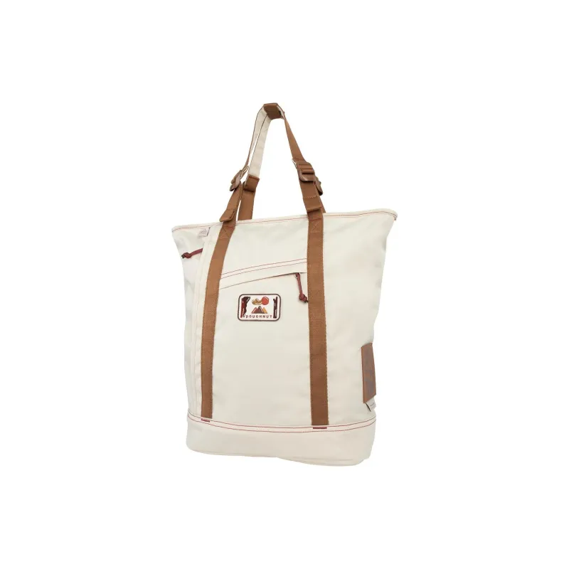 Doughnut Recycled Polyester Handbag Backpack Unisex Stone Color-1