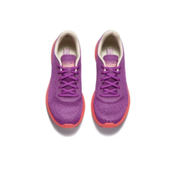 Skechers Cushioning Anti Slip And Wear Resistant Low Top Running Shoes Women's Fuchsia-3