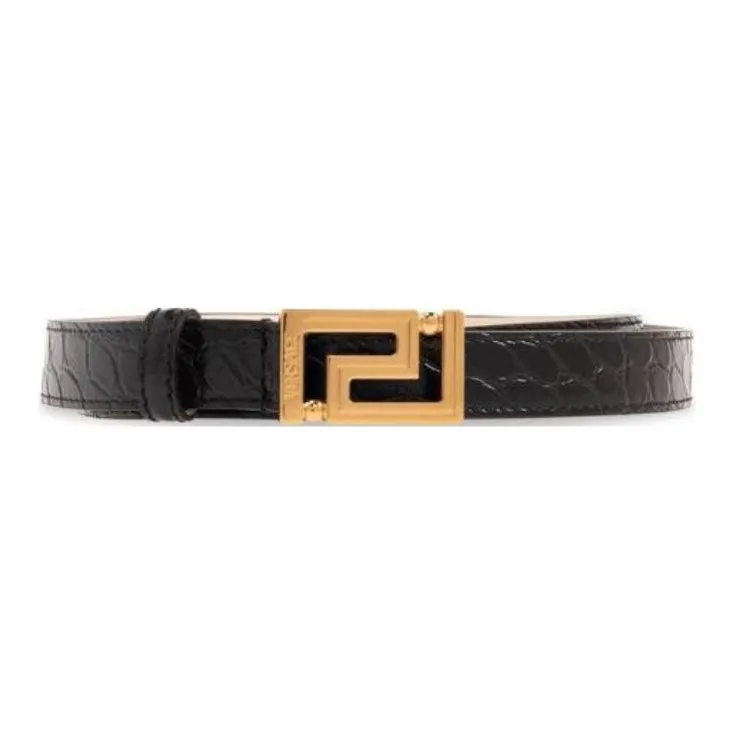 VERSACE Greca Goddess Embossed Belt-1