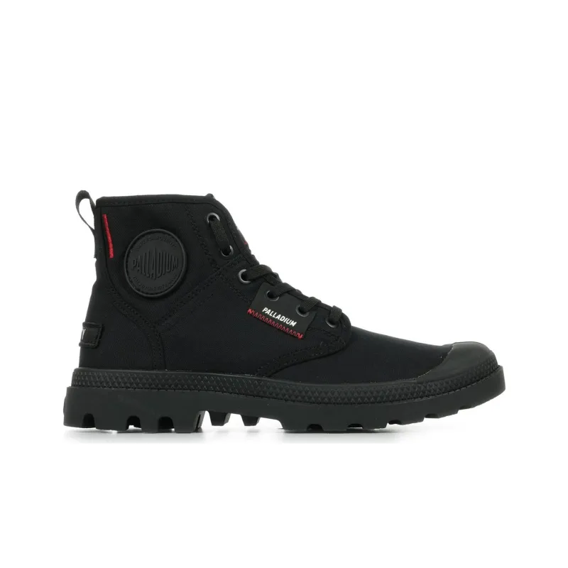 Palladium Pampa Hi Patch Ankle Boots Men's Black-1