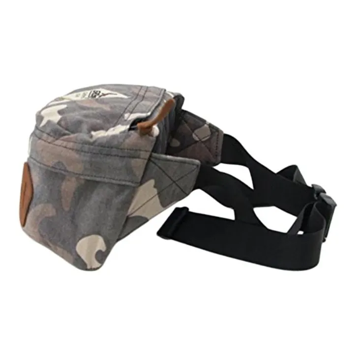 GREGORY Cow Leather One Shoulder Crossbody Bag Sling Bag Fanny Pack Unisex Desert Camouflage-1