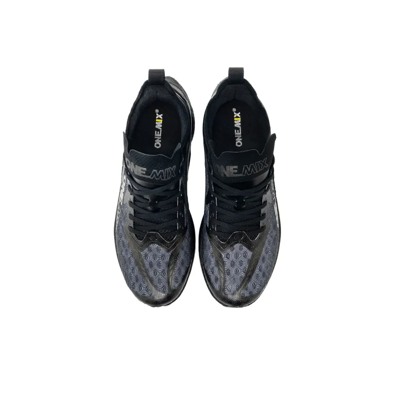 ONEMIX Cool Running Shoes Unisex Glow In The Dark Black-3