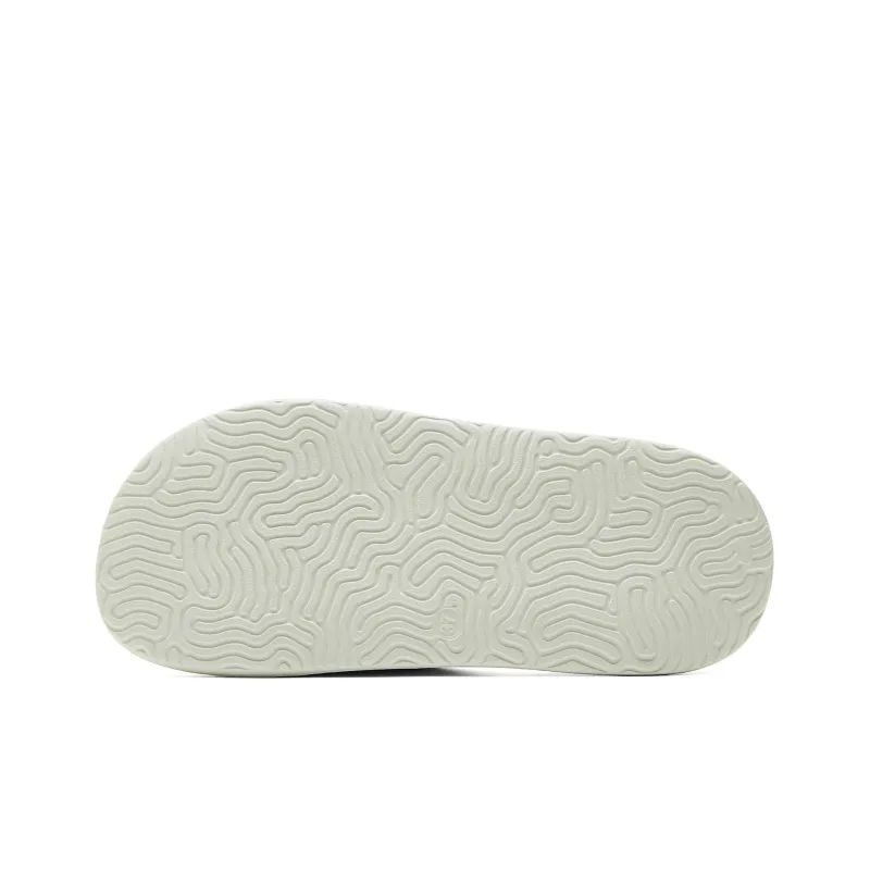 PEAK Rubber Sole Quiet Slide Slippers Women's Milk Jade-5