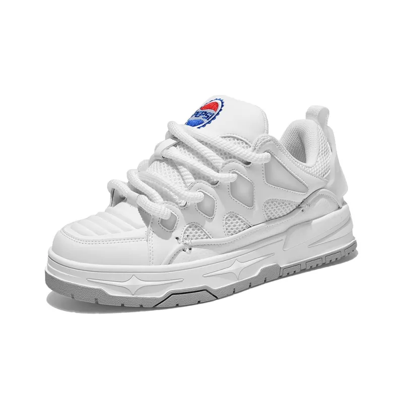 Pepsi Anti Slip Wear Resistant Low Top Skateboard Shoes Unisex Exclusive Box-23