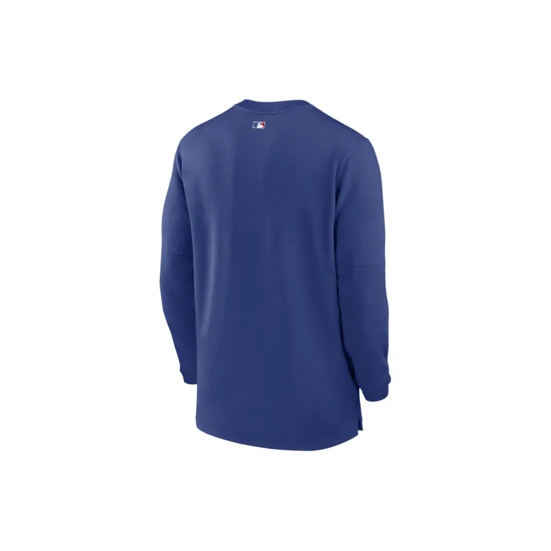Nike Chicago Cubs Authentic Collection Game Time Men's Nike Dri FIT Mlb 1/2 Zip Long Sleeve Top-1