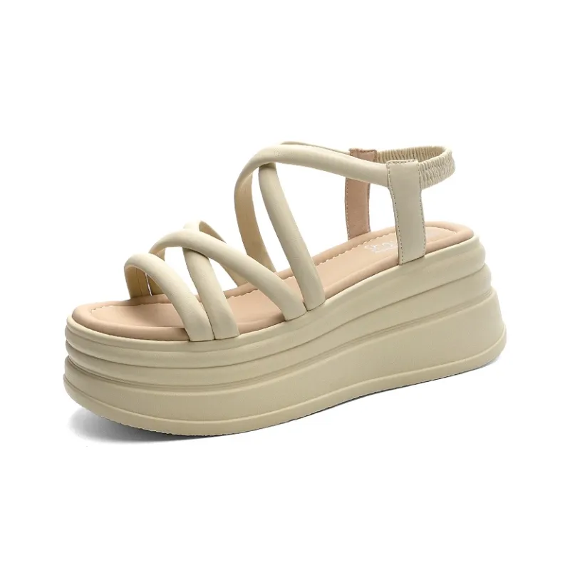 Shangjinni One Strap Sandals 7cm Women's-0