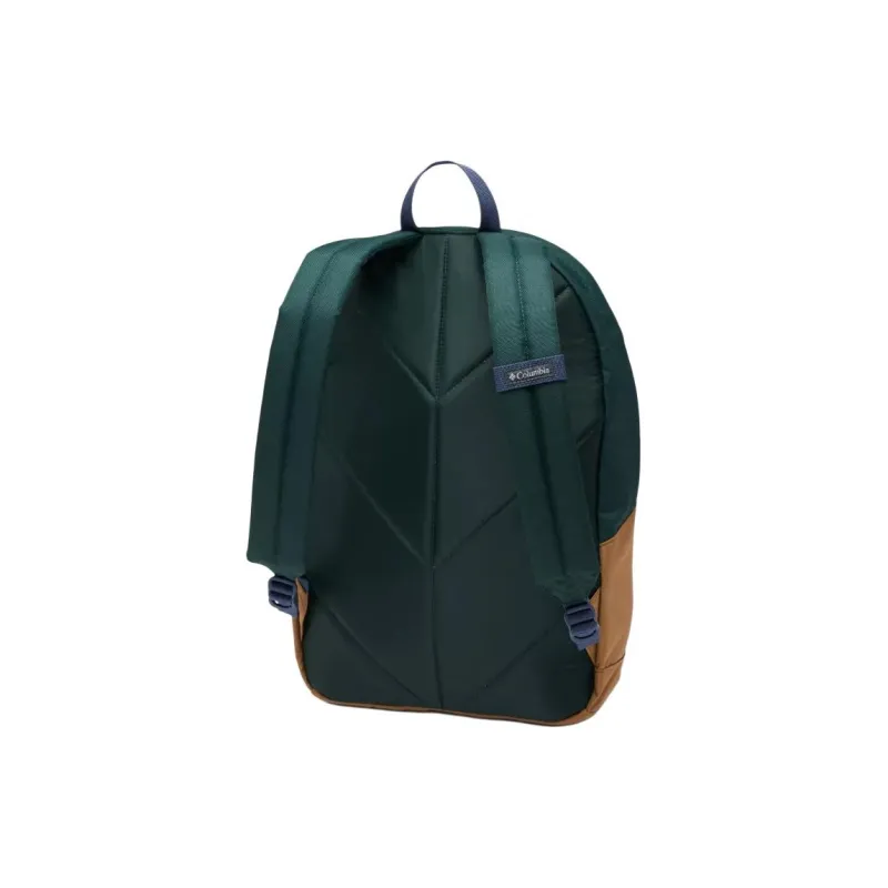 Columbia Polyester Backpack Unisex Green & Yellow-2