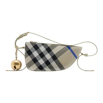 Burberry Shield Polyester Shoulder Bag Crossbody Bag Mini Women's Moss Green
