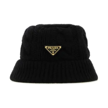 PRADA Cable-Knit Bucket Hat