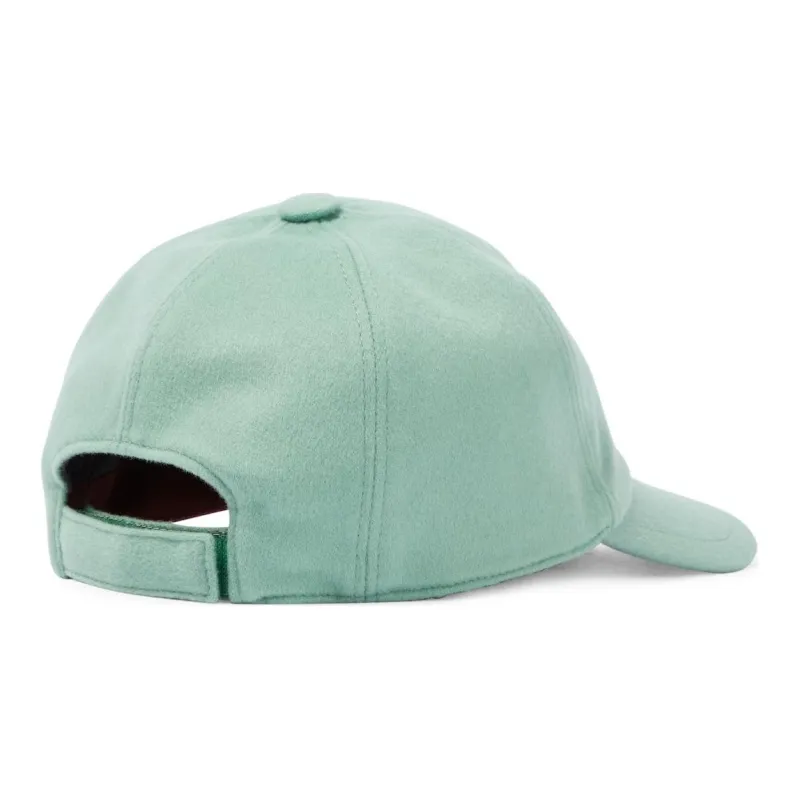Loro Piana Cashmere Baseball Caps Kids' Green-1