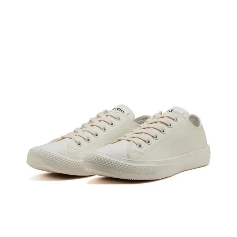 Converse All Star Light Slip Resistant Cushioning Balance Breathable Low Top Skateboard Shoes Unisex Beige-2