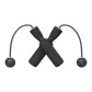 Cordless Jump Rope Black Small Ball · Includes Storage Bag