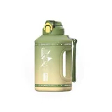 Gradient Barrel Water Bottle-Military Wild Green