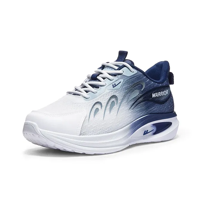 Warrior Wear resistant Lightweight Breathable And Non slip. Low Top Casual Running Shoes Men's Dark Blue-1