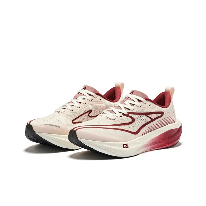 Erke Dust 3.0 Cushioning Anti Slip And Wear Resistant Rebound Low Top Training Running Shoes Women's Shell Pink-1