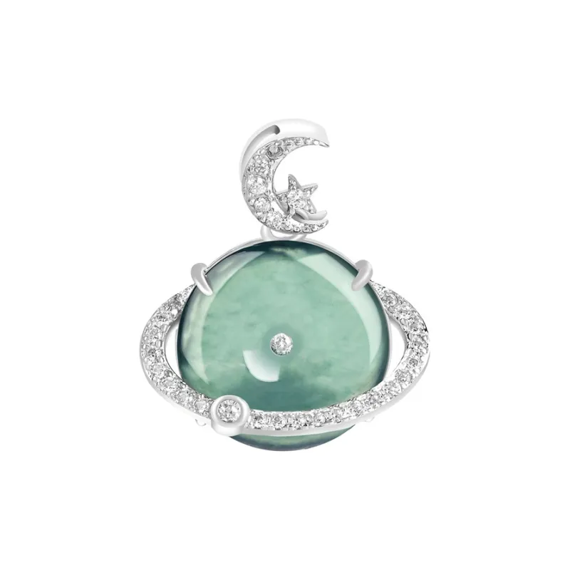 Jade Is Boundless Glutinous Jade Jadeite Necklaces Unisex-0