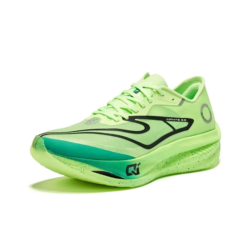 Erke Zhijing 2.0 Cushioning Rebound Low-Top Running Shoes Men's Non-Burnt Green-2